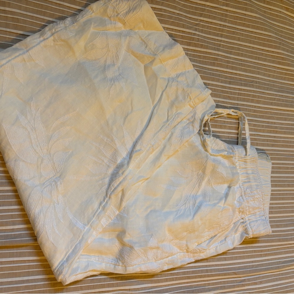 Joie Cream Wide Leg Pants